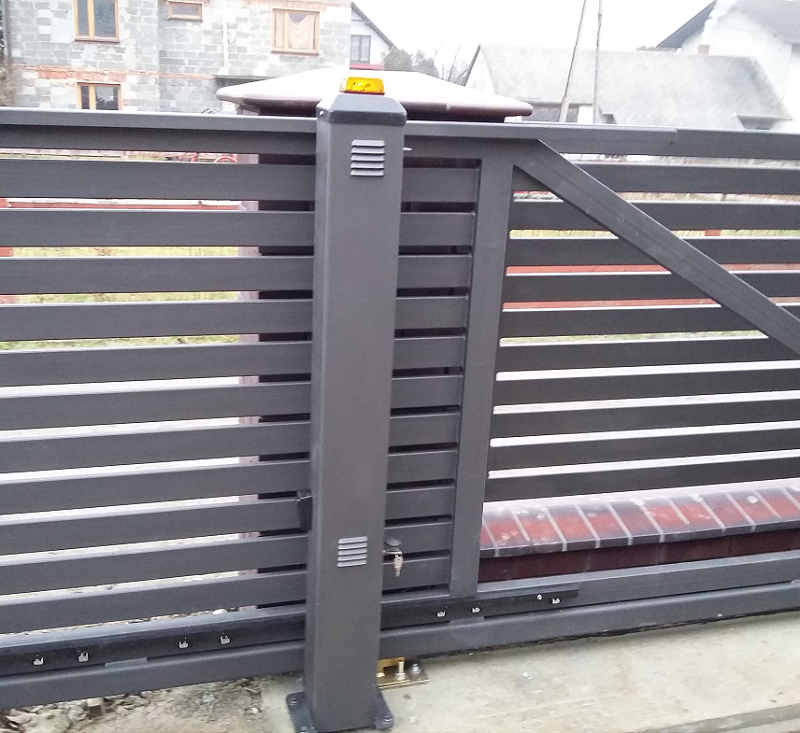 Słupek 125 RAL 7016 półmat - ZESTAW f5m4