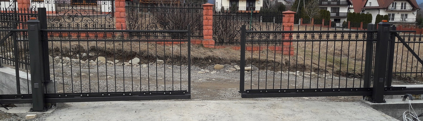 Słupek 125 RAL 7016 półmat - ZESTAW f5m4